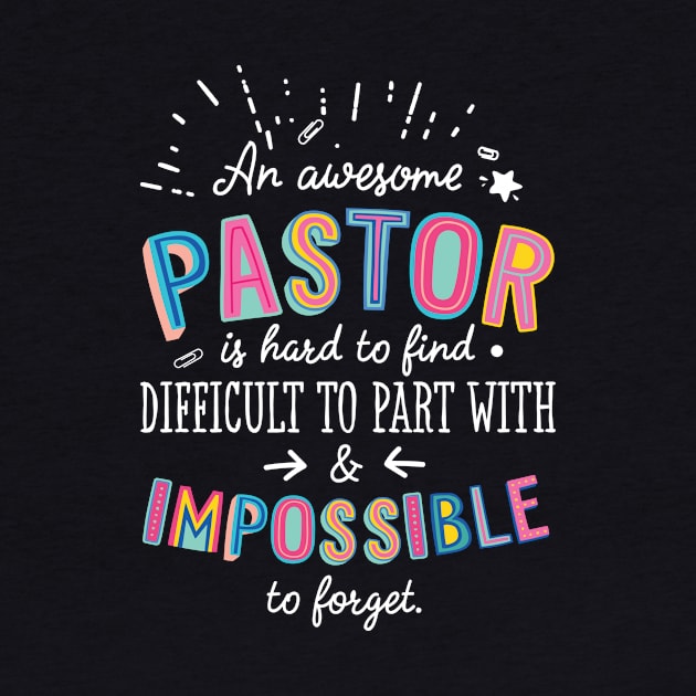 An awesome Pastor Gift Idea - Impossible to Forget Quote by BetterManufaktur